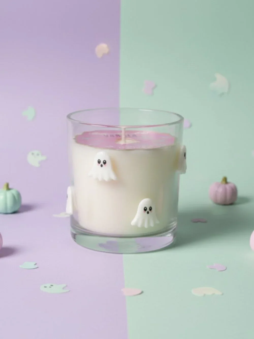 Boo‑La‑La Vanilla Scented Candle • Cute Ghost • 7 oz